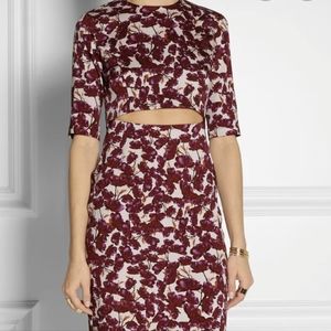 SUNO silk stretch cutout waist dress, size 6